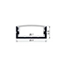  Profils d'extrusion en aluminium LED